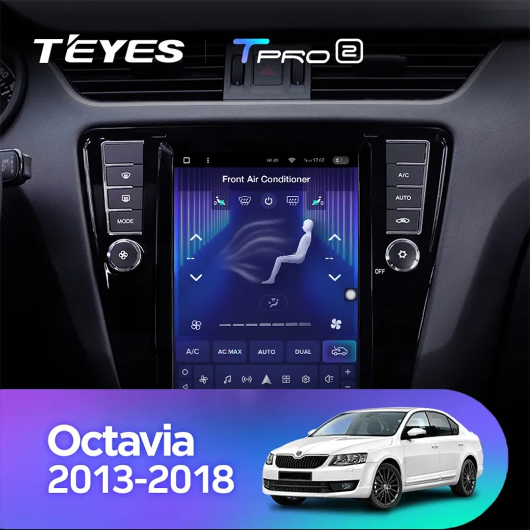 Navigatie Auto Teyes Tip Tesla TPRO 2 Skoda Octavia 3 2013 2018 4 64GB