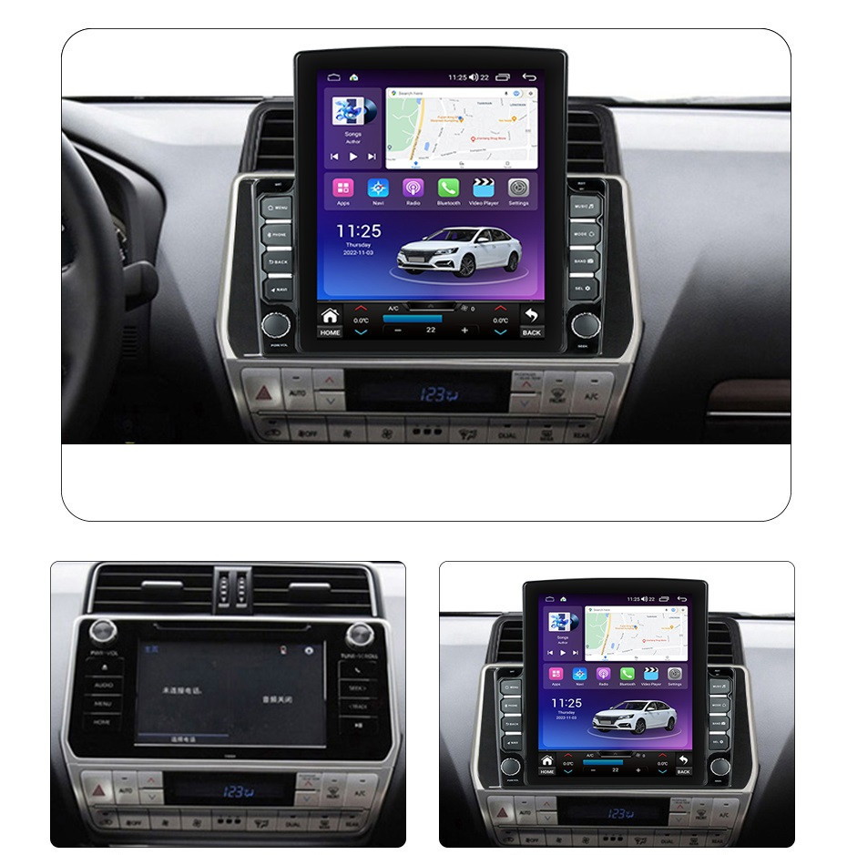 Navigatie Dedicata Cu Android Toyota Land Cruiser Prado J150 Dupa 2017