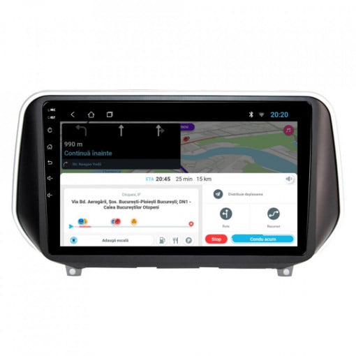 Navigatie Dedicata Cu Android Hyundai Santa Fe IV Dupa 2018 1GB RAM