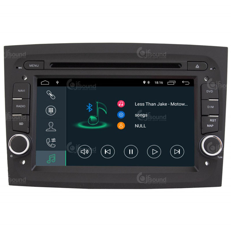 Autoradio con CD DVD e Processore 4Core Hi Fi Car per Fiat Doblò dal