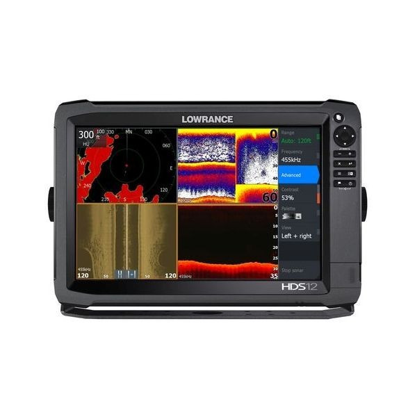 Sonar Lowrance HDS 12 Carbon Total Scan Cu GPS Si Chartplotter Gen3