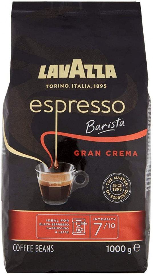 Cafea Boabe Lavazza Espresso Barista Gran Crema Kg Pentru Black