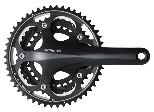 Pedalier Shimano FC R563 50x39x30T Brat 165 Mm 10v Fara BB Negru