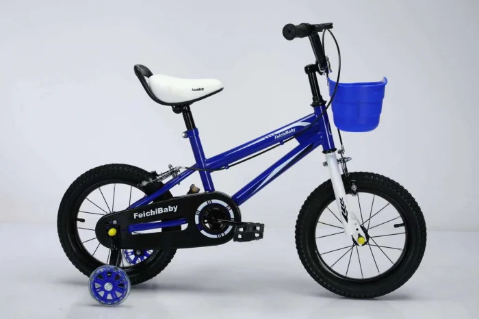 Bicicleta Copii FeichiBaby 16 Albastru Cu Roti Ajutatoare Si