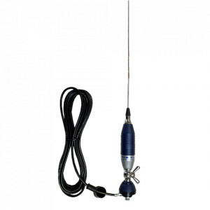 Antena CB Sirio Super 9 NE Blue Line Cu Cablu Si Montura Prindere