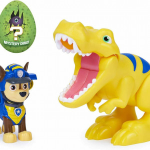 Set Figurine Paw Patrol Dino Rescue Chase Si Tyrannosaurus Rex