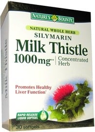 SILYMARIN MILK THISTLE 1000MG 60CPS NATURES BOUNTY WALMARK