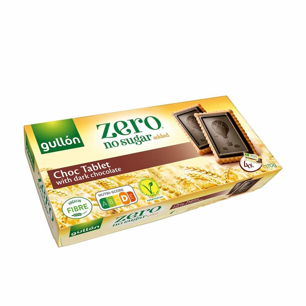 Biscuiti Cu Ciocolata Neagra Fara Zahar G Gullon