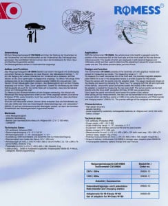 ROMESS CM 09606 Inclinometru Masurare Inclinatie Bascula Omologat