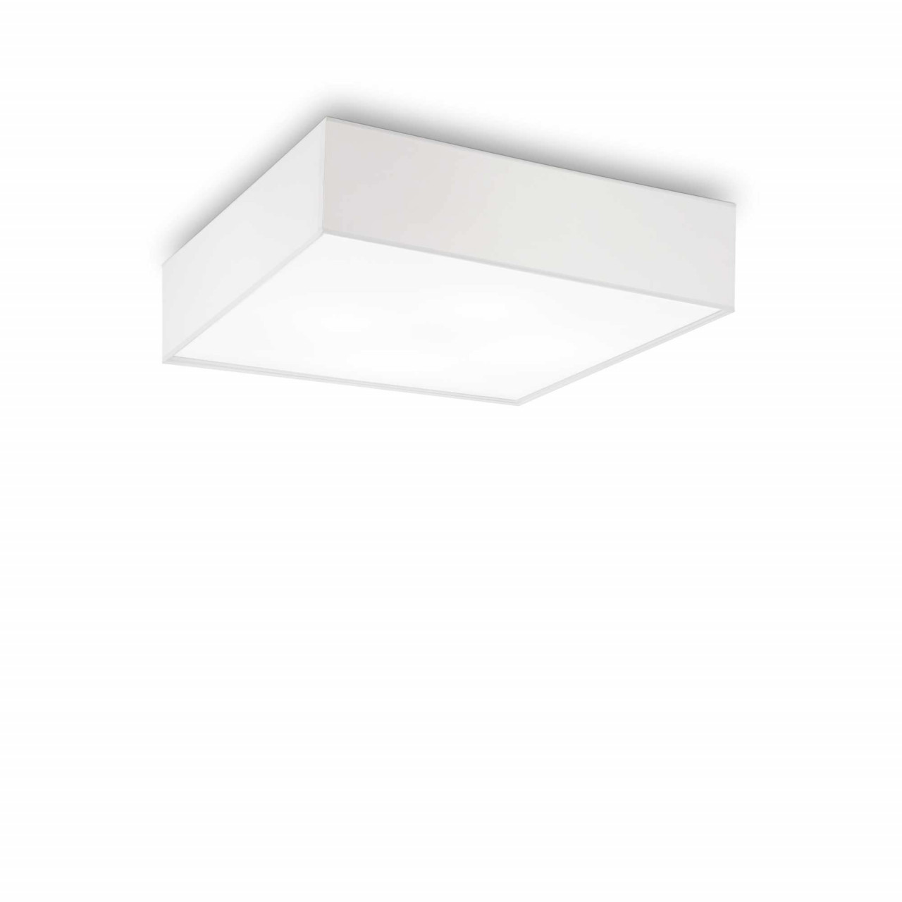 Plafoniera Ritz Metal Sticla Alb Becuri Dulie E Ideal Lux