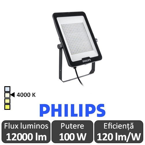 Philips Proiector LED BVP165 100W Alb Neutru