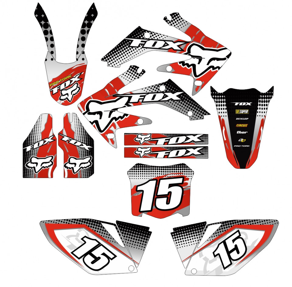 Kit Autocolantes Para Honda Crf