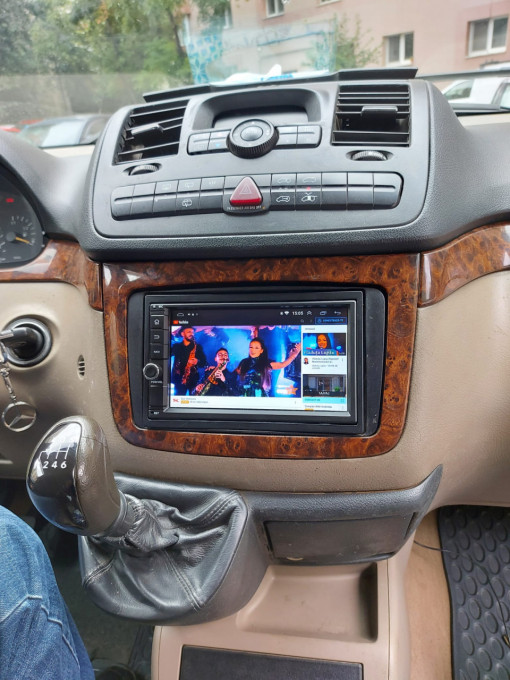 Navigatie Android Mercedes Vito Viano Youtube GPS BT