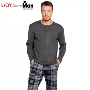 Pijama Interlock Barbati Gazzaz By Vienetta Authentic Man