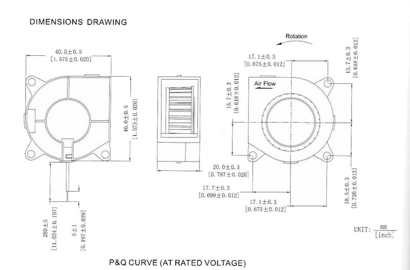 Ventilator Turbina GDSTIME 4020 24V