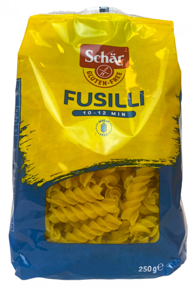 Schar Fusilli Paste Fara Gluten 250g