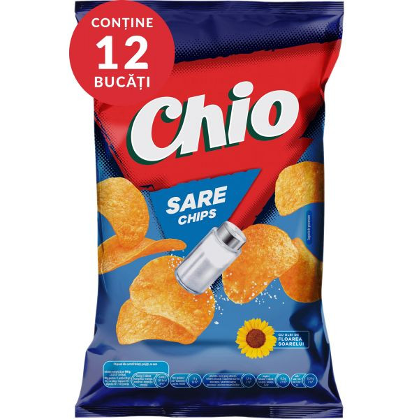 Chio Chipsuri Din Cartofi Feliati Si Prajiti Cu Sare Bucati X G