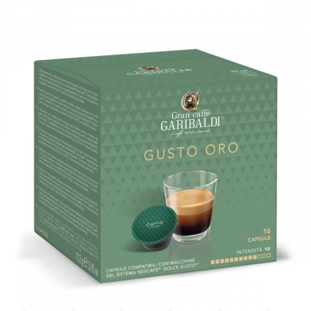 Capsule Garibaldi Gusto Oro Compatibile Nescafe Dolce Gusto