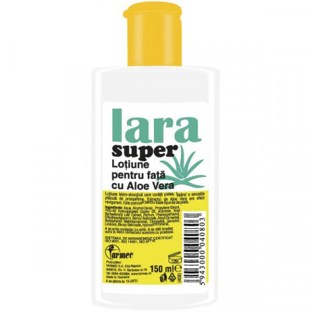 Lara Super Lotiune Pentru Fata Cu Aloe Vera Ml