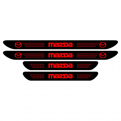 Set Stickere Praguri Mazda Negru Rosu Sticker Decorativ