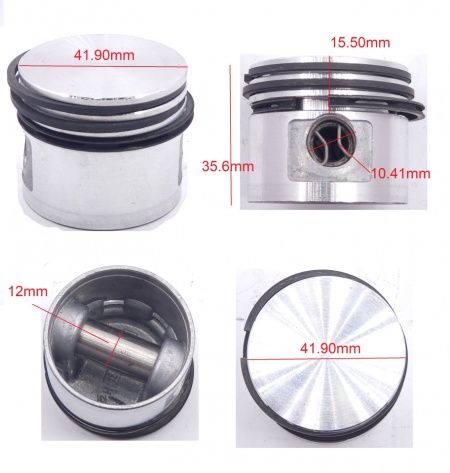 Piston Complet De 42mm Pentru Cap Compresor BM20 50 D1428