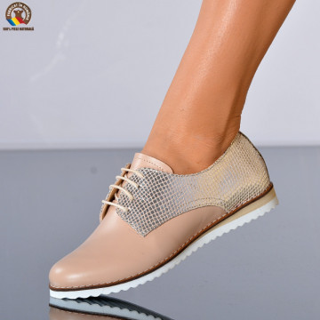 Pantofi Dama Piele Naturala Hatice Nude Need Shoes