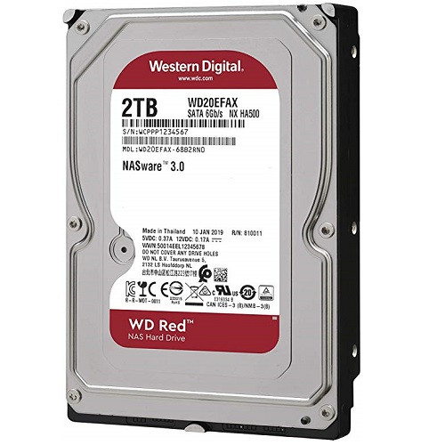 HDD 2TB WESTERN DIGITAL RED WD20EFAX NAS 256MB SATA 3