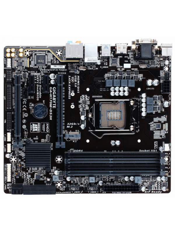 Placa De Baza GIGABYTE GA H170M DS3H Skt 1151