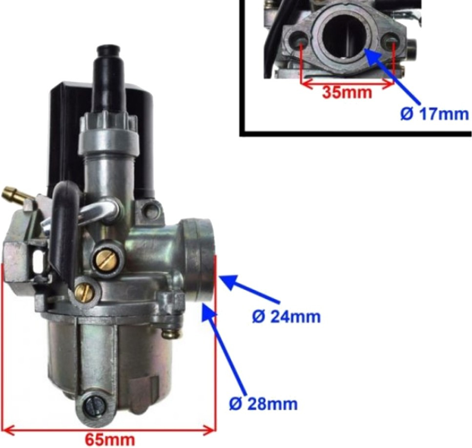 Carburator Peugeot Buxy Speedfight Vivacity Honda Tact