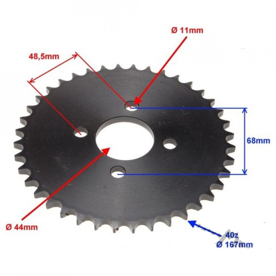 Pinion Transmisie Atv 150cc Automatic 40 Dinti