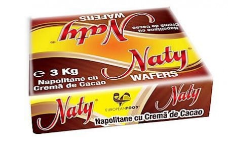 Napolitane Cu Crema De Cacao NATY 3kg