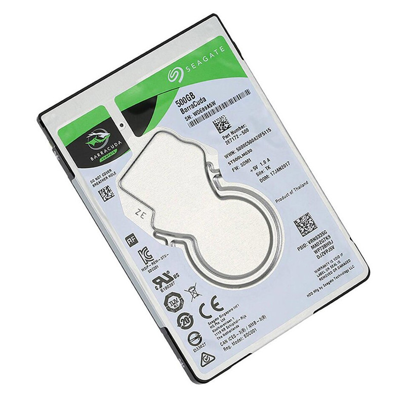 Hard Disk 500GB Laptop Seagate BarraCuda Guardian ST500LM030 SATA III