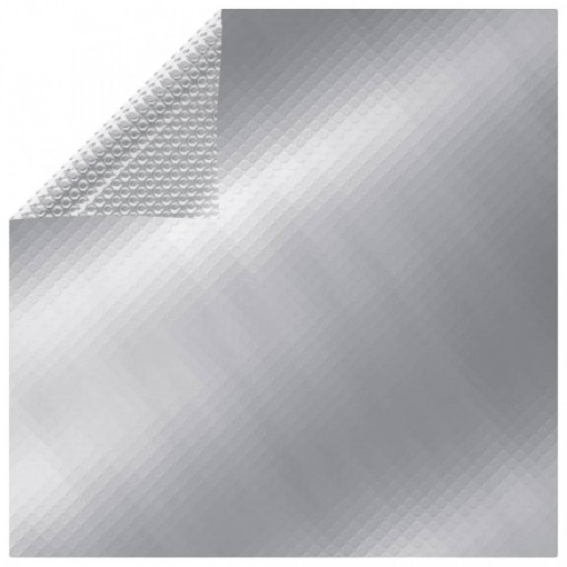 Prelată piscină, argintiu, 450x220 cm, PE