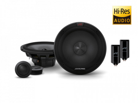 ALPINE R-S65C.2 DIFUZOARE SISTEM PE COMPONENTE DE 16.5CM, 100W RMS