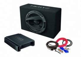 PACHET SUBWOOFER AUTO HERTZ DBX 25.3 + AMPLIFICATOR HERTZ HCP 2 + KIT DE CABLURI - Img 1