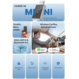 ADAPTOR CARPLAY ANDROID AUTO CA505 MINI WIRELLESS - Img 8