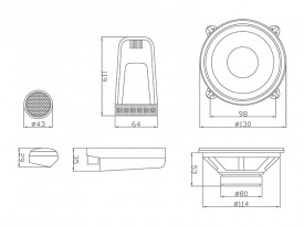 DIFUZOARE AUTO BLOW VR130 COMPONENT - Img 2