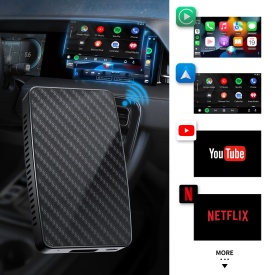 ADAPTOR CARPLAY ANDROID AUTO CA400 WIRELLESS CONECTION NETFLIX,YOUTUBE,AMAZON PRIME,SPOTIFY - Img 4