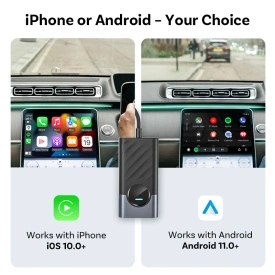 ADAPTOR CARPLAY ANDROID AUTO CA515 WIRELLESS CONECTION NETFLIX,YOUTUBE,AMAZON PRIME,SPOTIFY (Copy 1) - Img 5