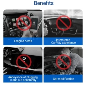 ADAPTOR CARPLAY ANDROID AUTO CP85 PRO WIRELLESS - Img 5