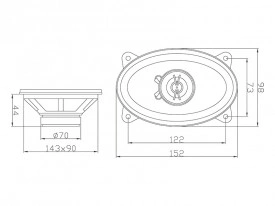 Difuzoare auto Blow Wh-4616 - Img 3