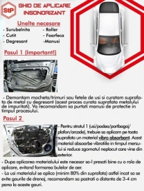Insonorizant Premium Auto STP Biplast 10, 10Mm, 1,87M2 - Img 2