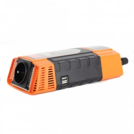 Invertor auto Car-600D din 12V in 230V, USB, 600W display - Img 3