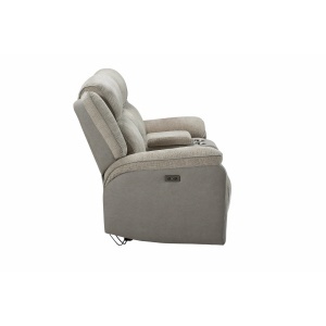 Canapea Orso 2L cu Recliner Bej - Img 4