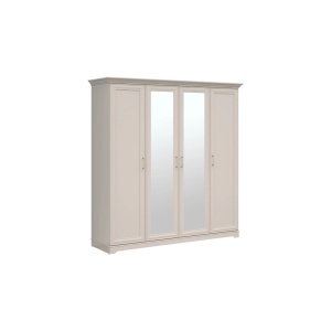 Dulap Flandra 4U+OGL Cashmere/Stejar Mauvella