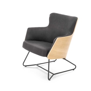 Fotoliu Chillout Gri/Nuc/Negru