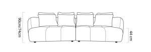 LUTON BIG SOFA GR.01 ARTICO 03 - Img 6