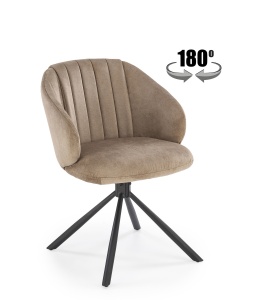Scaun K 533 Cappuccino/Negru