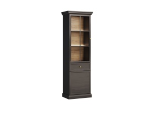Anabela Grafit Negru W2D1S Vitrina 2U+1S