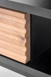 Murano-Masuta 110/60/46 Stejar Artisan Mdf Furniruit+Otel - Img 6